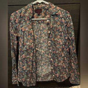 J. Crew Floral Liberty Print Button Down